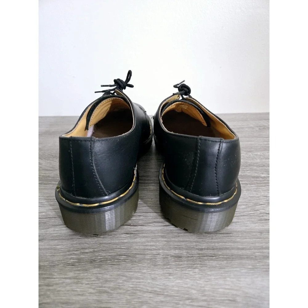 Black Doc Martens Unisex Adult‎ Vegan Oxford Shoes Boots Size 7